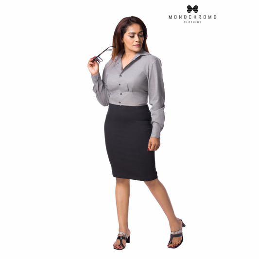 High Rise Pencil Skirt